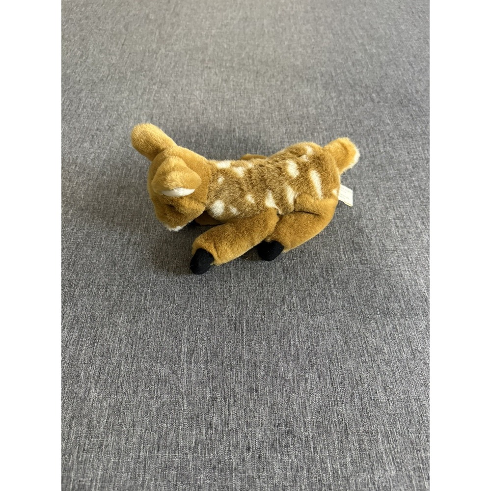 7" Bearington Collection Baby Deer Fawn Plush Stuffed Animal Spotted Toy